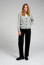 Load image into Gallery viewer, Knitted Cardigan - Light Grey Melange - TeeShoppen - Grey 7
