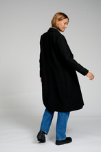 Load image into Gallery viewer, Classic Wool Coat - Black - TeeShoppen - Black 2
