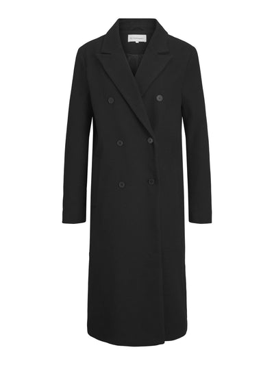 Classic Wool Coat - Black - TeeShoppen - Black 5