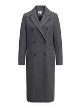 Load image into Gallery viewer, Classic Wool Coat - Dark Grey Melange - TeeShoppen - Grey 5
