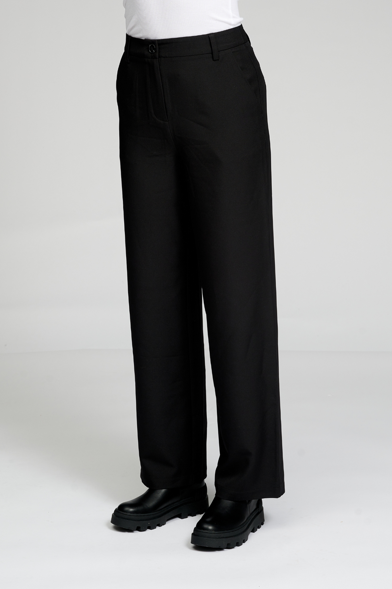 Classic Suit Pants - Black - TeeShoppen - Black 10