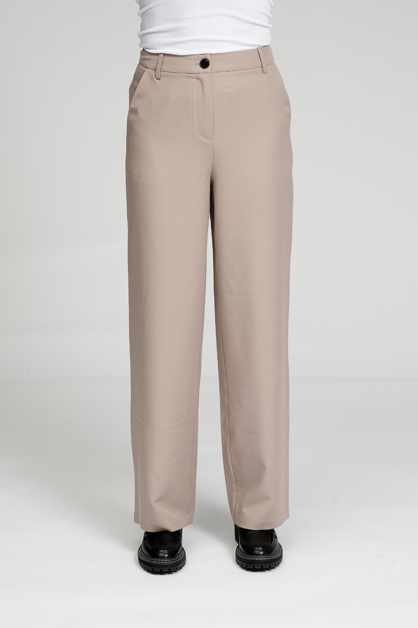 Classic Suit Pants - Grey - TeeShoppen - Grey 4