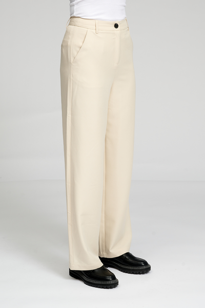 Classic Suit Pants - Beige - TeeShoppen - White 5