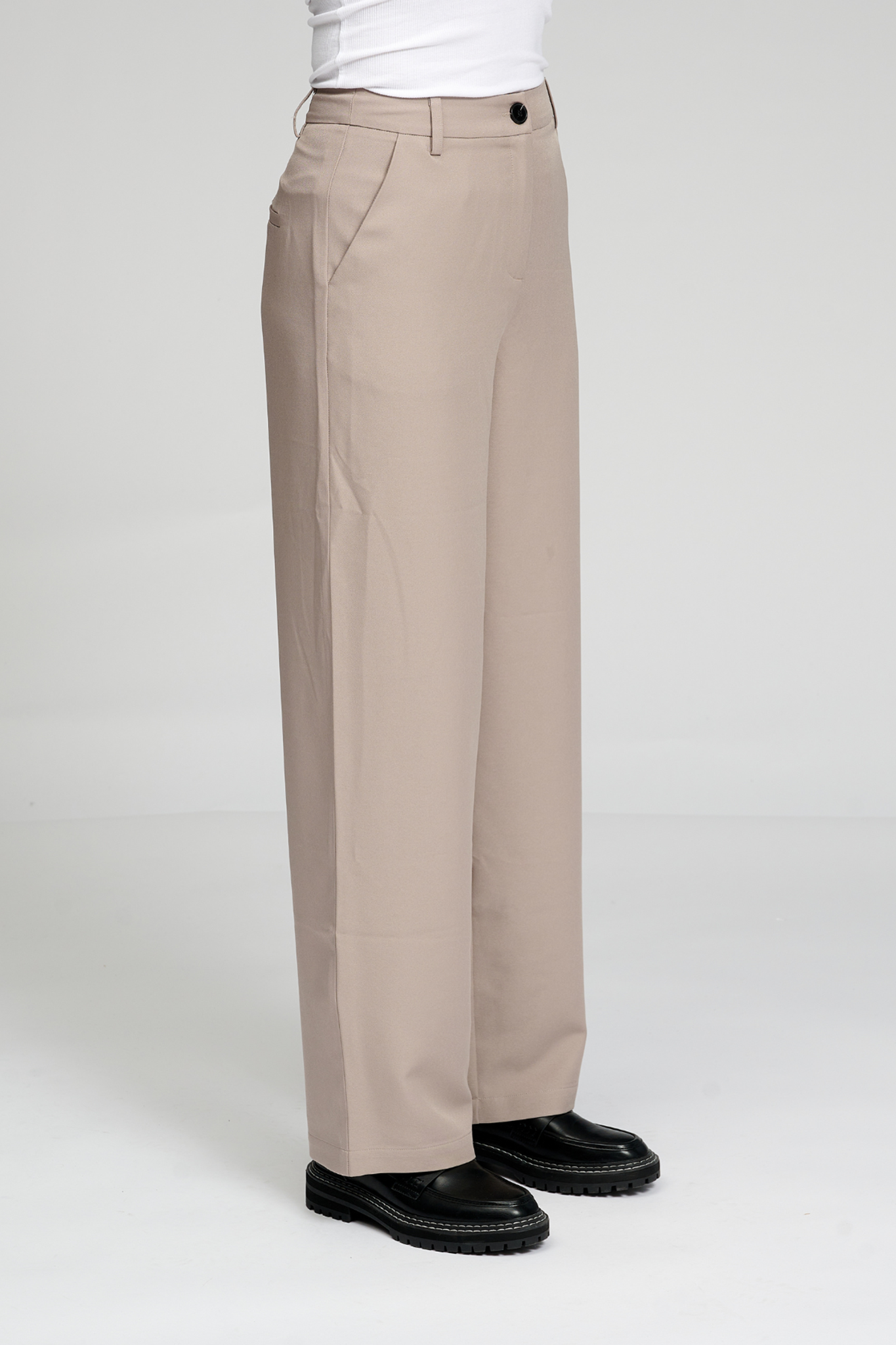 Classic Suit Pants - Grey - TeeShoppen - Grey 5