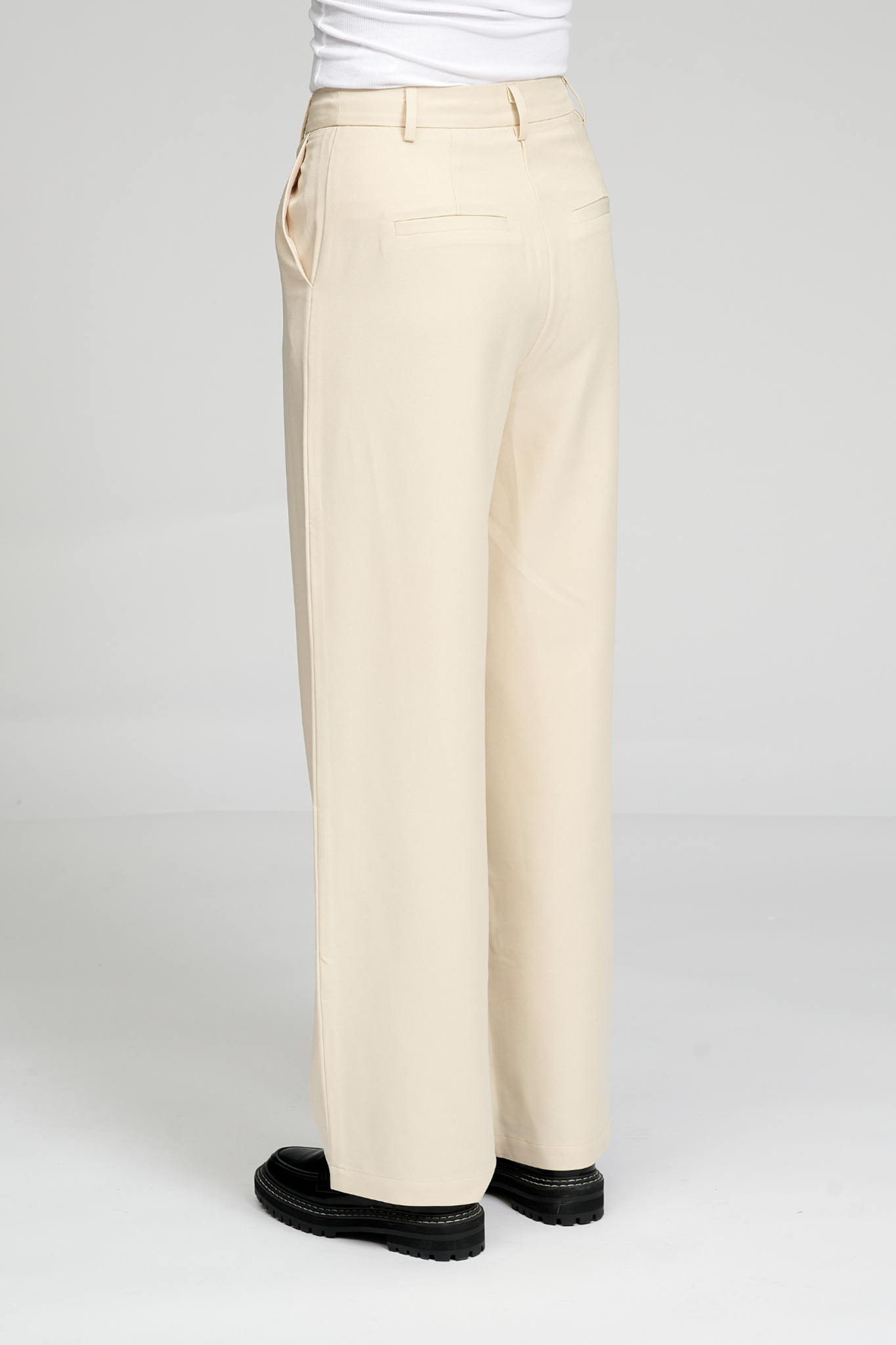 Classic Suit Pants - Beige - TeeShoppen - White 7