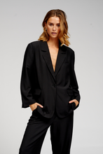 Charger l&#39;image dans la galerie, Oversized Blazer - Black - TeeShoppen - Black
