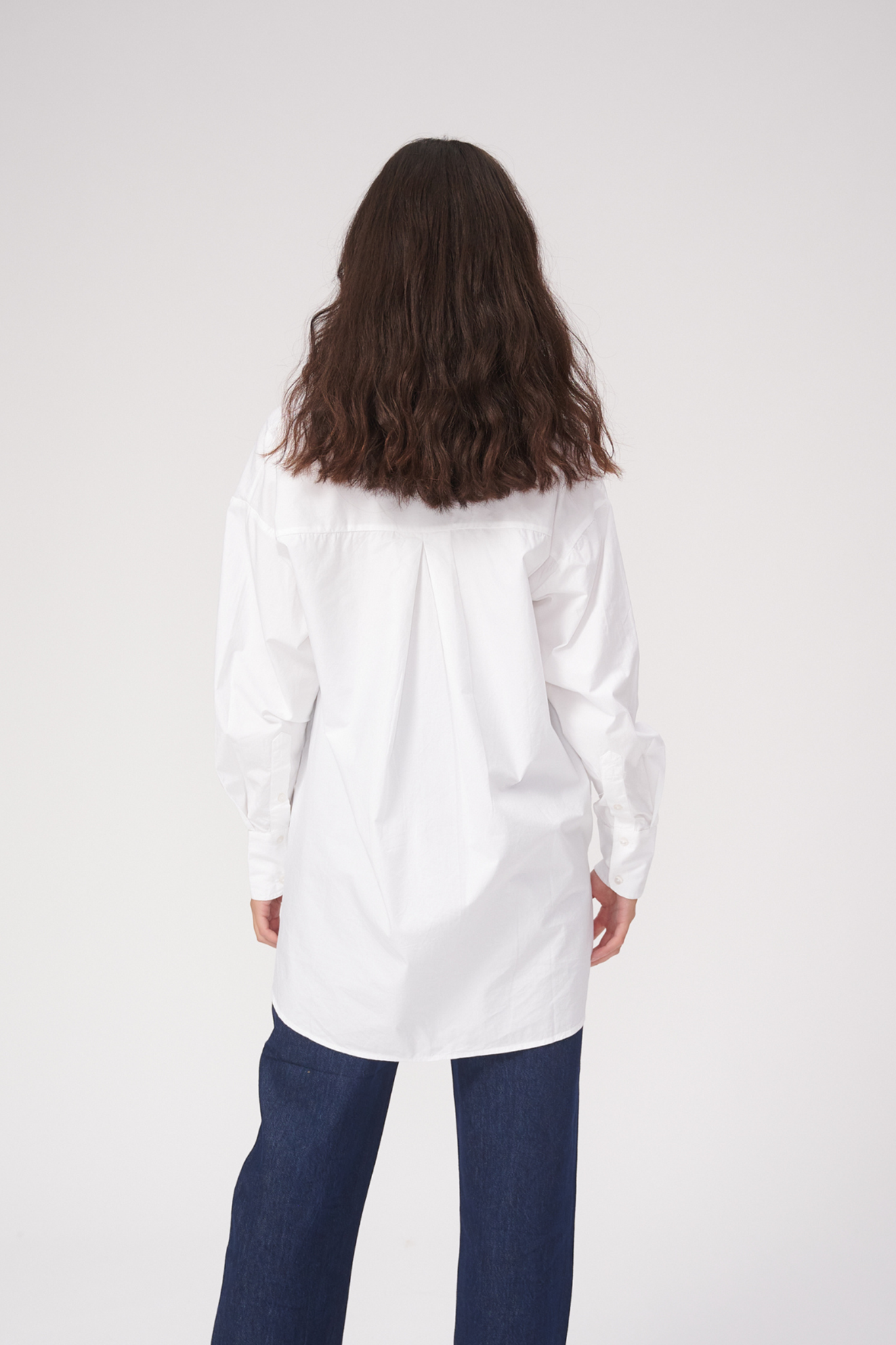 Oversized Shirt - White - TeeShoppen - White 7