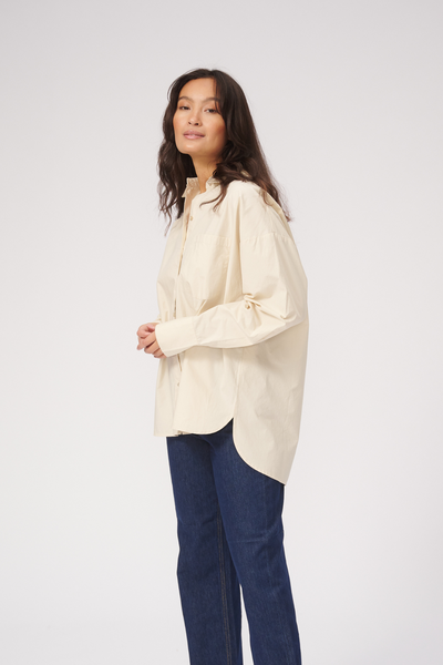 Relaxed Shirt - Beige - TeeShoppen - Khaki 4