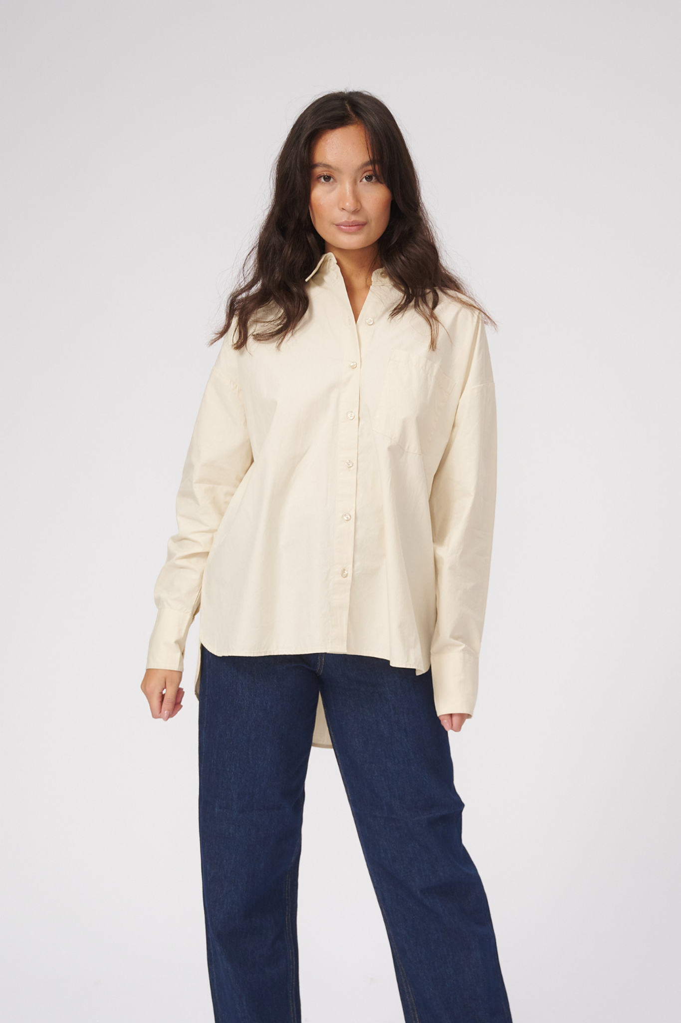 Relaxed Shirt - Beige - TeeShoppen - Khaki