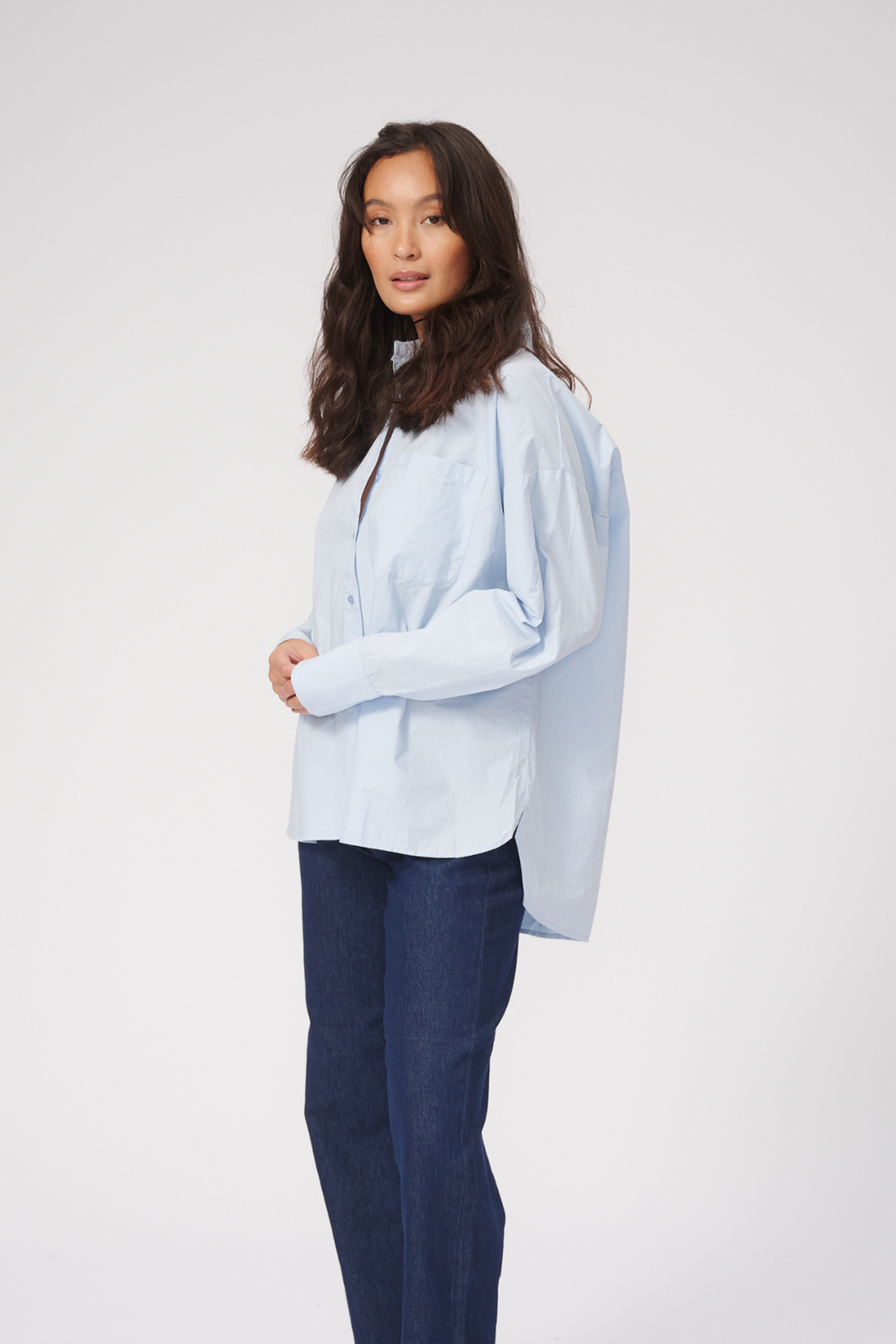 Relaxed Shirt - Light Blue - TeeShoppen - Blue