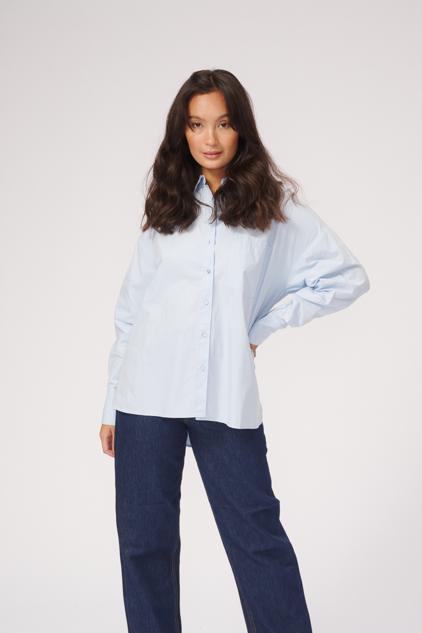 Relaxed Shirt - Light Blue - TeeShoppen - Blue 3