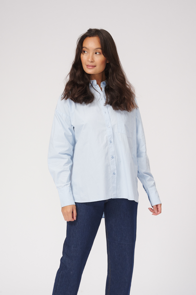 Relaxed Shirt - Light Blue - TeeShoppen - Blue 4