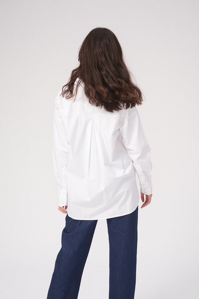 Relaxed Shirt - White - TeeShoppen - White 2