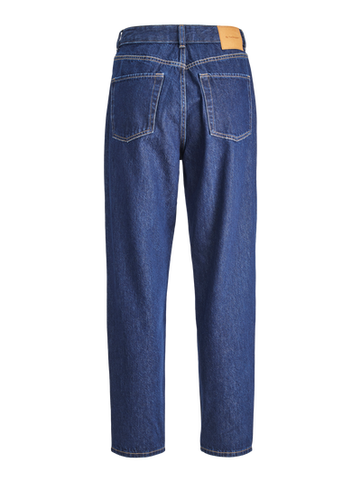 The Original Performance Mom Jeans - Dark Blue Denim - TeeShoppen - Blue 7