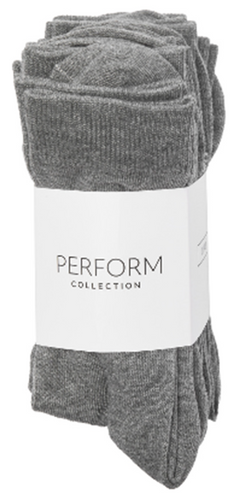 De Originale Performance Strømper 10-Pak (Dame) - Gråmeleret - TeeShoppen - Grey