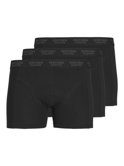 The Original Performance Trunks 3-pack - Black - TeeShoppen - Black