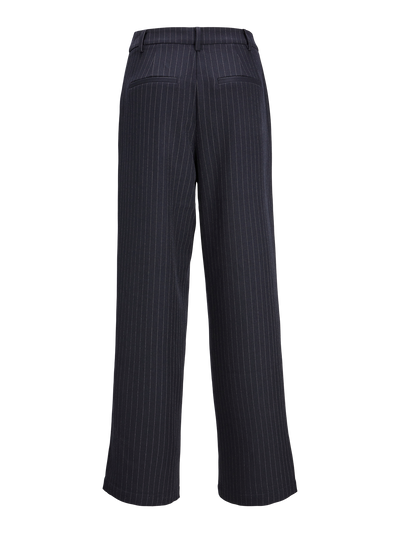 Classic Suit Pants - Navy Pinstripe - TeeShoppen - Blue 2