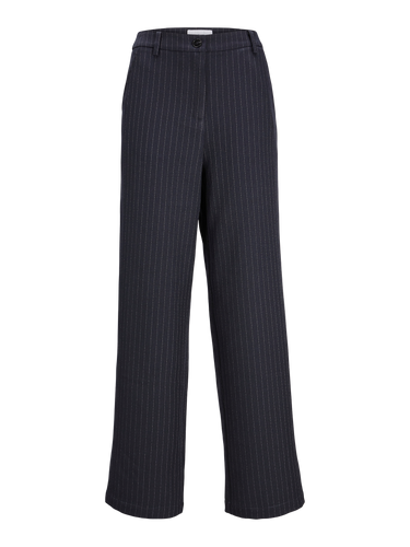 Classic Suit Pants - Navy Pinstripe - TeeShoppen - Blue