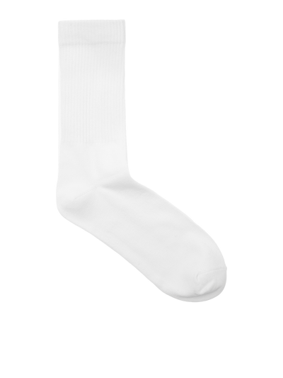 Sports Socks 5 pcs. - White - TeeShoppen - White 3