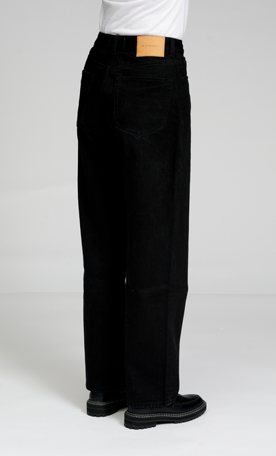 The Original Performance Loose Jeans - Black Denim - TeeShoppen - Black 14