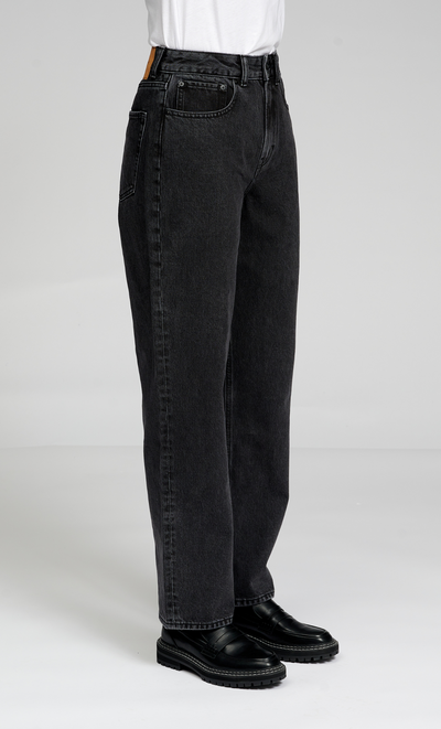 The Original Performance Loose Jeans - Washed Black Denim - TeeShoppen - Black 9