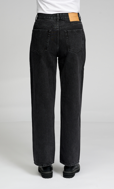 The Original Performance Loose Jeans - Washed Black Denim - TeeShoppen - Black 8