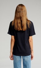 Load image into Gallery viewer, Oversized T-shirt - Navy - TeeShoppen - Blue 4
