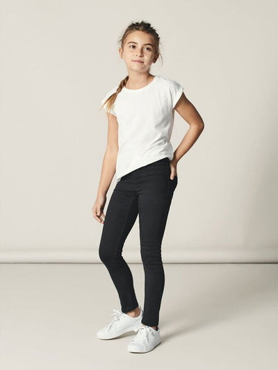 Twill Leggings - Black - Name It - Black 4