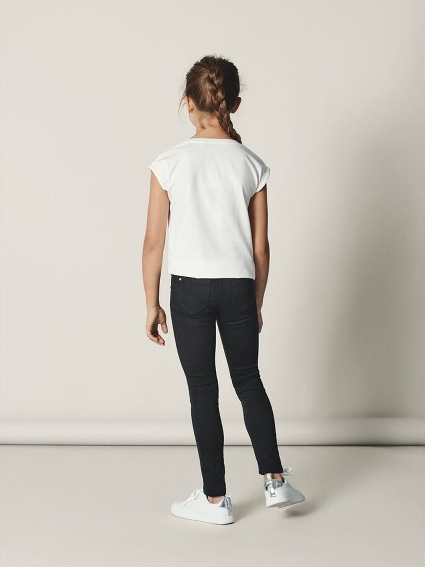 Twill Leggings - Black - Name It - Black 3