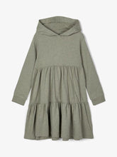 Cargar imagen en el visor de la galería, Sweatshirt dress - Shadow - Name It - Green
