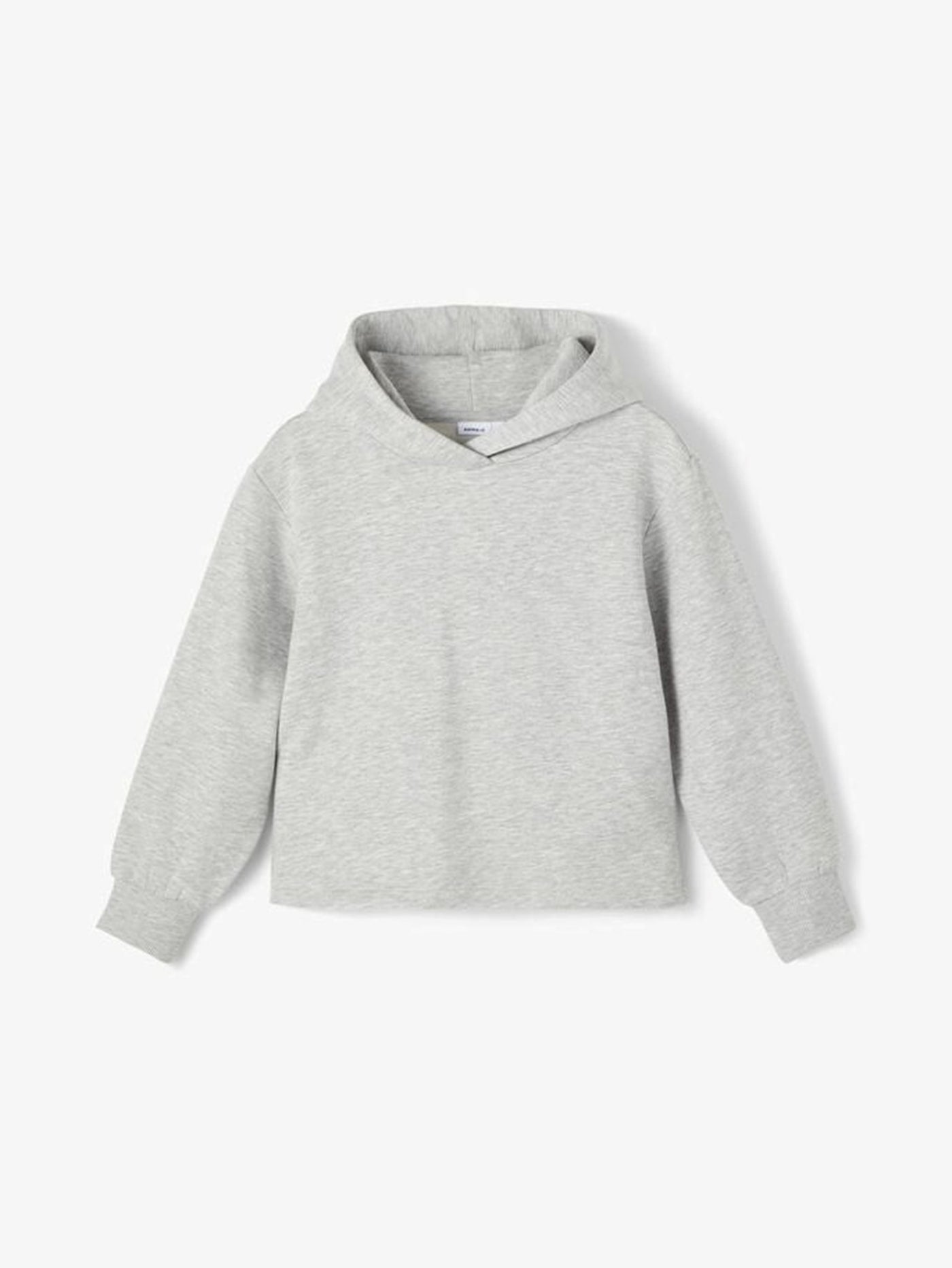 Cropped hoodie - Light gray - Name It - Purple