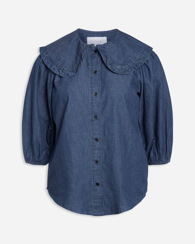 Ovia shirt - Denim Blue - Sisters Point - Blue