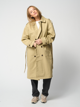 Charger l&#39;image dans la galerie, Linea trenchcoat - Beige - TeeShoppen - Khaki 6
