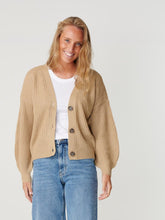 Cargar imagen en el visor de la galería, Button Cardigan - Beige - ONLY - Brown 2
