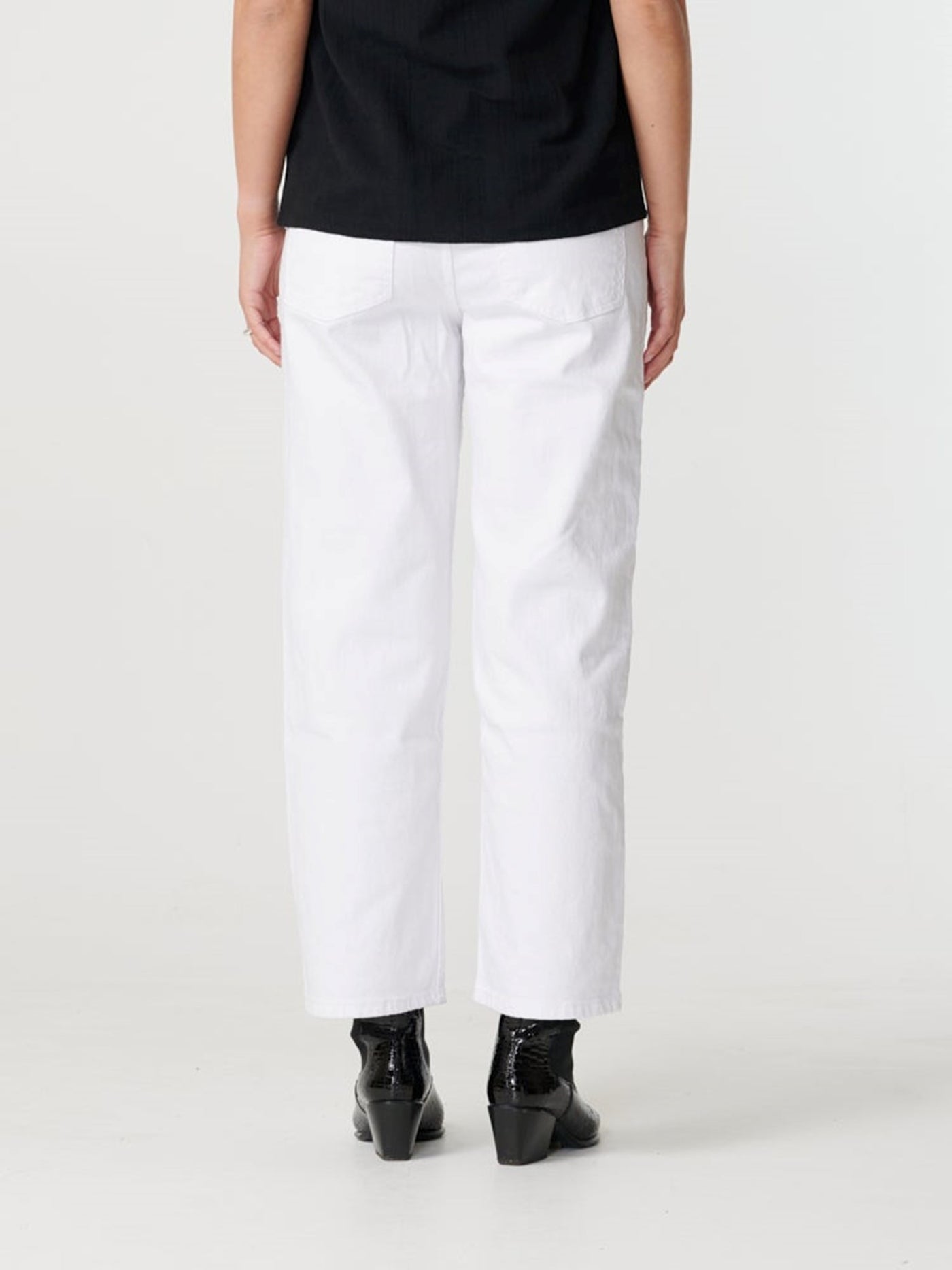 Wide high-waist jeans - White - ONLY - White 7