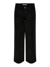 Cargar imagen en el visor de la galería, Vera Cord Wide Pants - Black - Kids Only - Black

