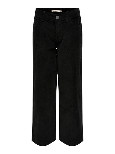 Vera Cord Wide Pants - Black - Kids Only - Black