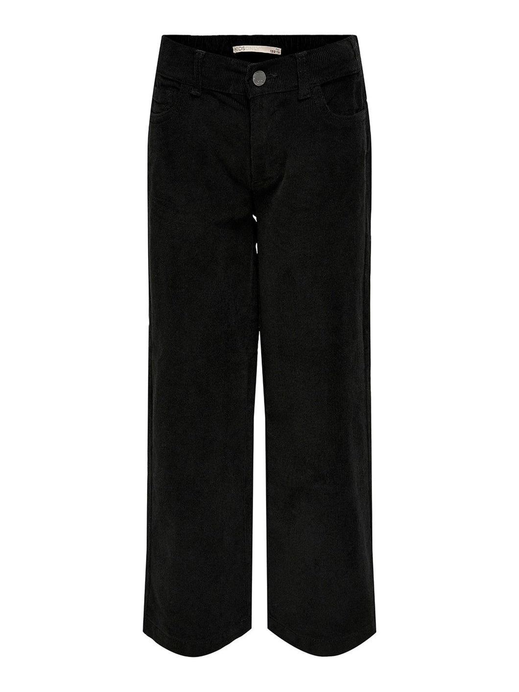 Vera Cord Wide Pants - Black - Kids Only - Black