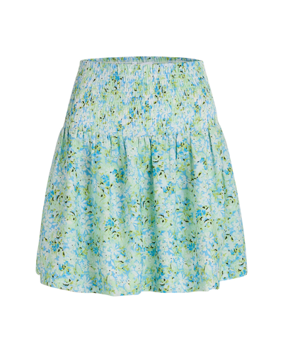 Veia Skirt - Blue/Green Flower - Sisters Point - Blue 2