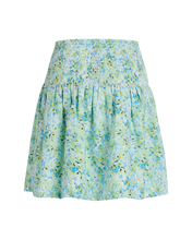 Load image into Gallery viewer, Veia Skirt - Blue/Green Flower - Sisters Point - Blue
