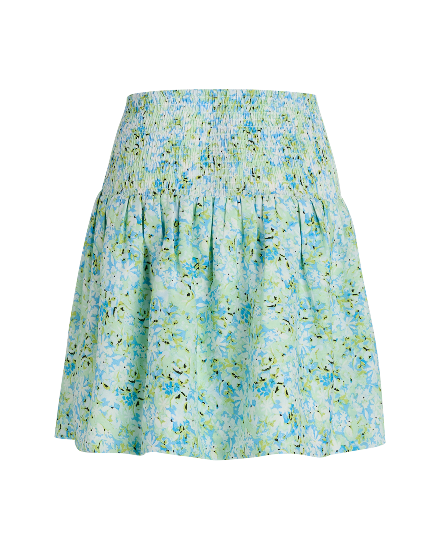 Veia Skirt - Blue/Green Flower - Sisters Point - Blue