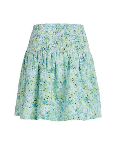 Veia Skirt - Blue/Green Flower - Sisters Point - Blue