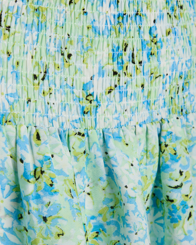 Veia Skirt - Blue/Green Flower - Sisters Point - Blue 3