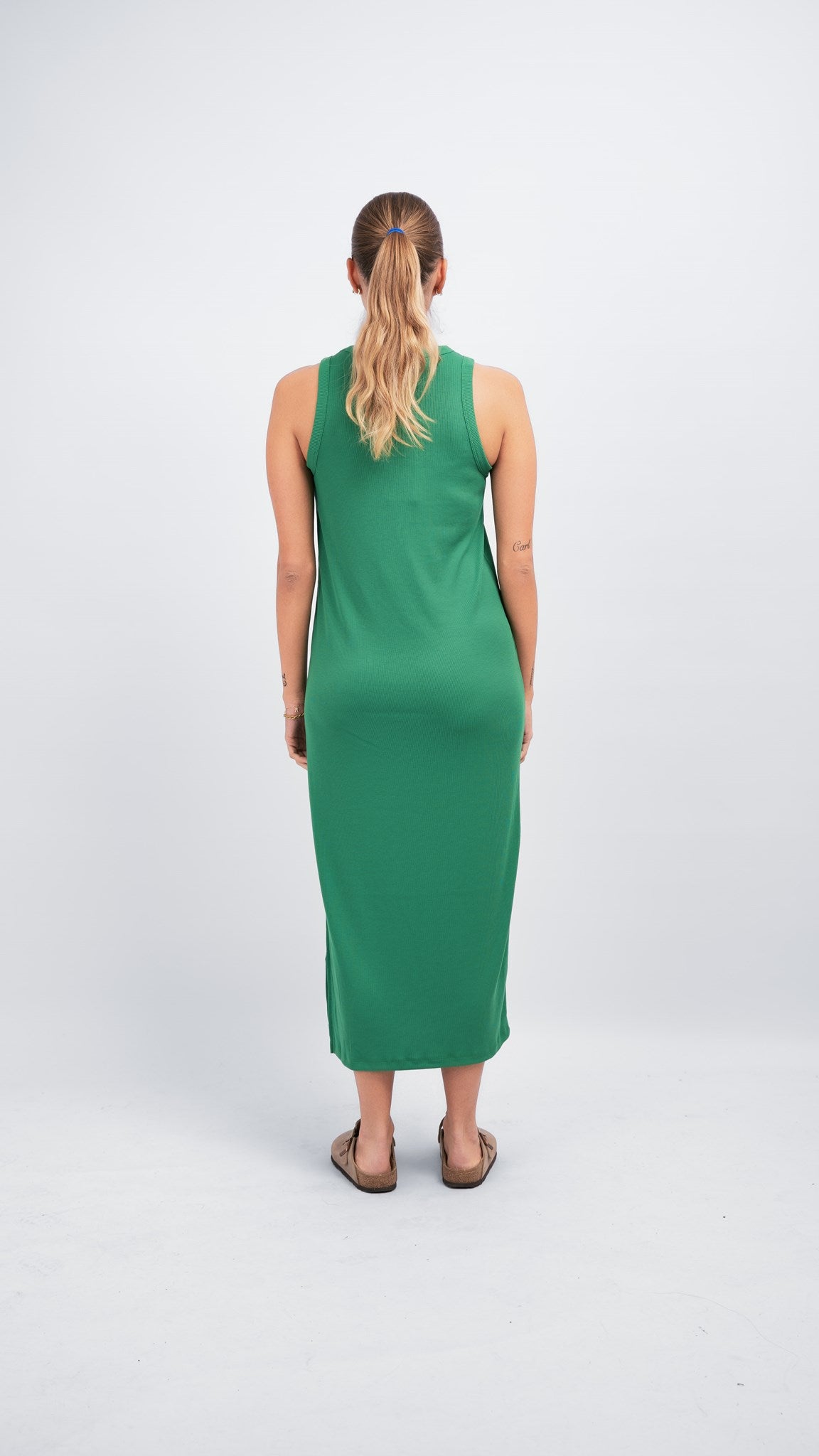 Line Summer Dress - Green Bee - ONLY - Green 4