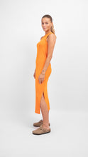 Charger l&#39;image dans la galerie, Line Summer Dress - Persimmon Orange - ONLY - Orange 3
