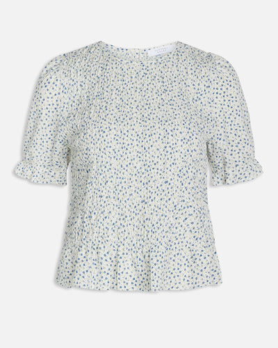 Nix Blouse - Blue Mini Flower - Sisters Point - Blue