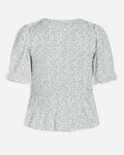 Cargar imagen en el visor de la galería, Nix Blouse - Blue Mini Flower - Sisters Point - Blue 2
