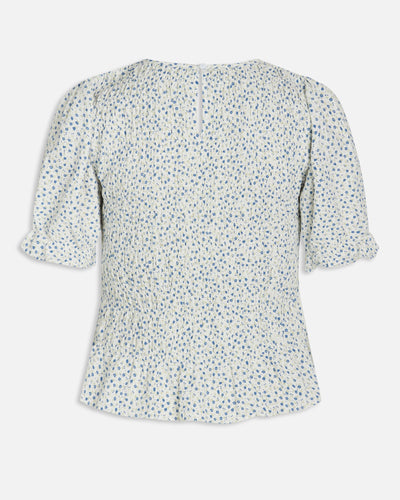 Nix Blouse - Blue Mini Flower - Sisters Point - Blue 2