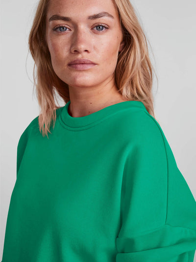 Chilli Sweatshirt - Parakeet - PIECES - Green 4