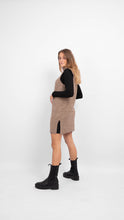 Charger l&#39;image dans la galerie, Ellen Long Knit west w. Turtleneck - Fossil - PIECES - Khaki 3
